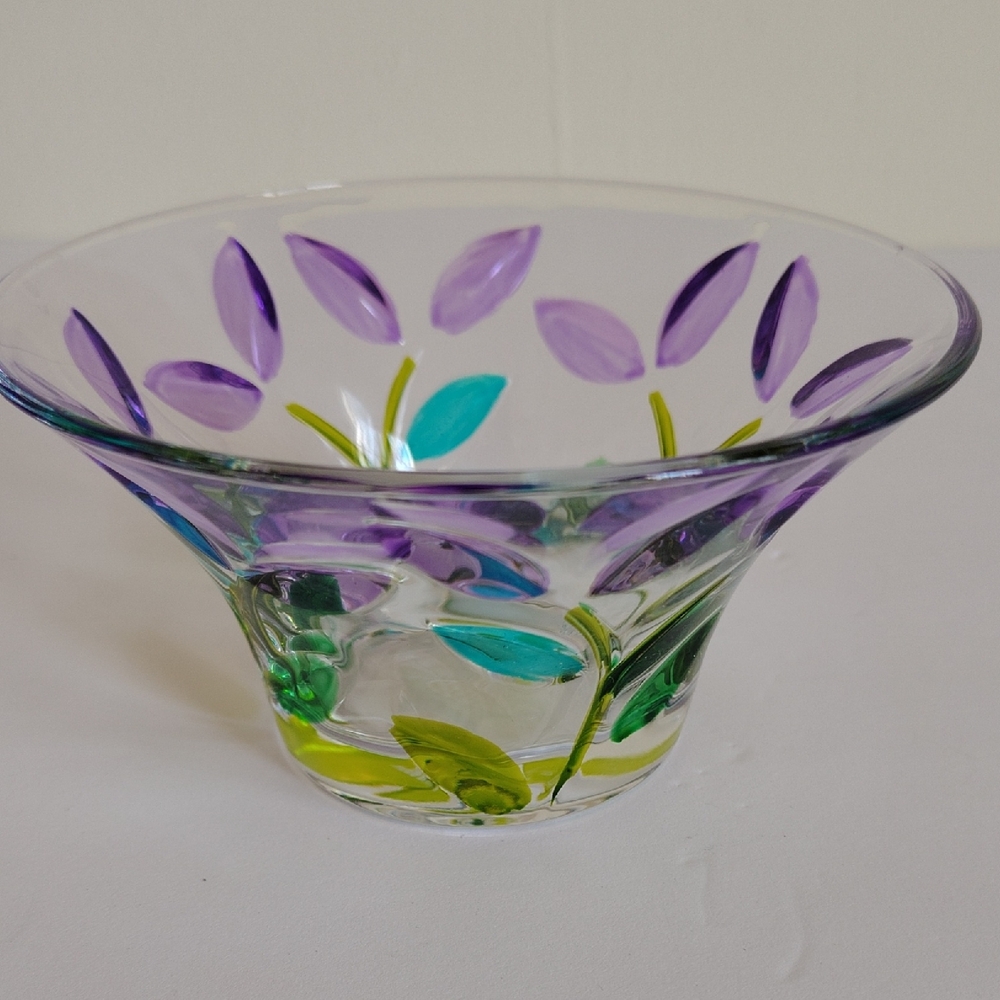 Zeccin Handmade Made In Venice Italy Murano Bowl